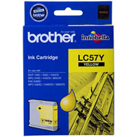brother lc57y ink cartridge yellow