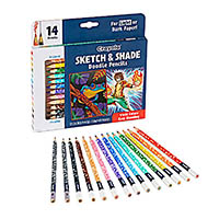 crayola sketch and shade pencils assorted pack of 14