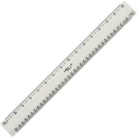 linex 434 flat scale ruler 300mm white