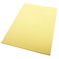 quill ruled bond pad 70gsm 70 leaf a4 yellow