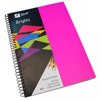 quill visual art diary 110gsm 120 page a4 pp cerise pink
