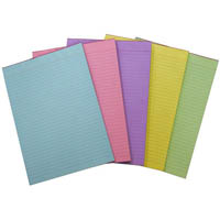 quill ruled bond pad 70gsm 70 leaf a4 assorted pack 5