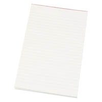 quill ruled bank pad 60gsm 90 leaf 200 x 125mm white