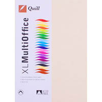 quill xl multioffice coloured a4 copy paper 80gsm cream pack 500 sheets