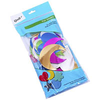 quill poster board foil shapes 250gsm assorted pack 75