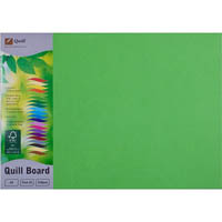 quill board 210gsm a3 lime pack 25