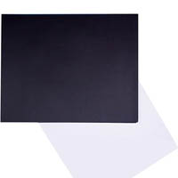 quill board 600gsm 510 x 635mm black/white pack 50