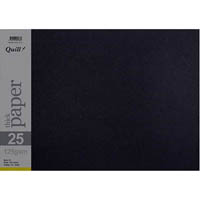 quill coloured a3 copy paper 125gsm black pack 250