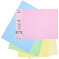 quill board 210gsm a3 pastel assorted pack 15