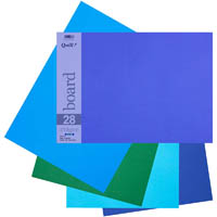quill board 210gsm a3 cold assorted pack 15
