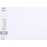 quill board 600gsm a3 white pack 5