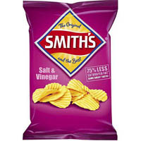 smiths crisps crinkle cut salt/vinegar 170g