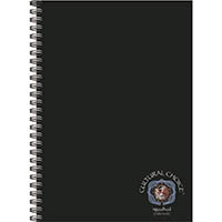 cultural choice notebook hard cover 120 page a5 black