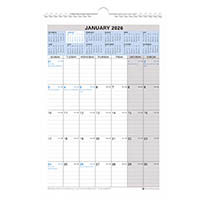 debden wall calendar ce0011 month to view a4 297 x 210mm