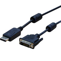 comsol displayport cable male to single link dvi-d male 1m
