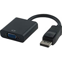 comsol displayport adapter active male to vga female 200mm black