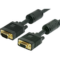 comsol vga extension cable 15 pin male to 15 pin female 2m black