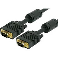 comsol vga monitor cable 15 pin male to 15 pin male 15m black