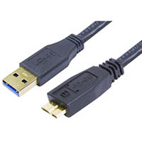 comsol usb superspeed peripheral cable 3.0 a male to micro b male 2m black