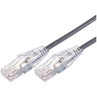 comsol ultra thin snagless patch cable cat6a 10gbe utp 2m grey