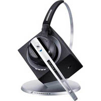 sennheiser impact dw office ml wireless dect headset, single-sided with base station