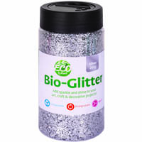 zart eco bio glitter 200g silver