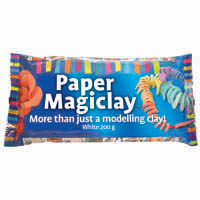 paper magiclay® modelling compound 200g white
