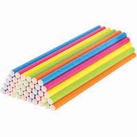zart eco paper straws 8 x 197mm assorted pack 500