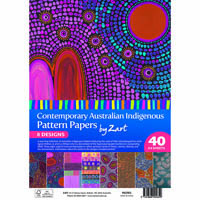 zart pattern paper contemporary australian indigenous a4 pack 40
