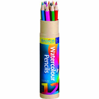 zart basics watercolour pencils assorted pack 12