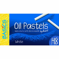 zart basics oil pastels white pack 48