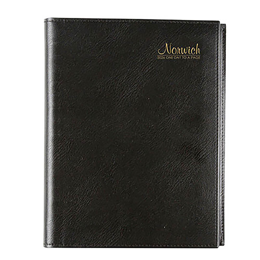 CUMBERLAND NORWICH 41S SPIRAL DIARY PVC DAY TO PAGE A4 BLACK |  | 7010468