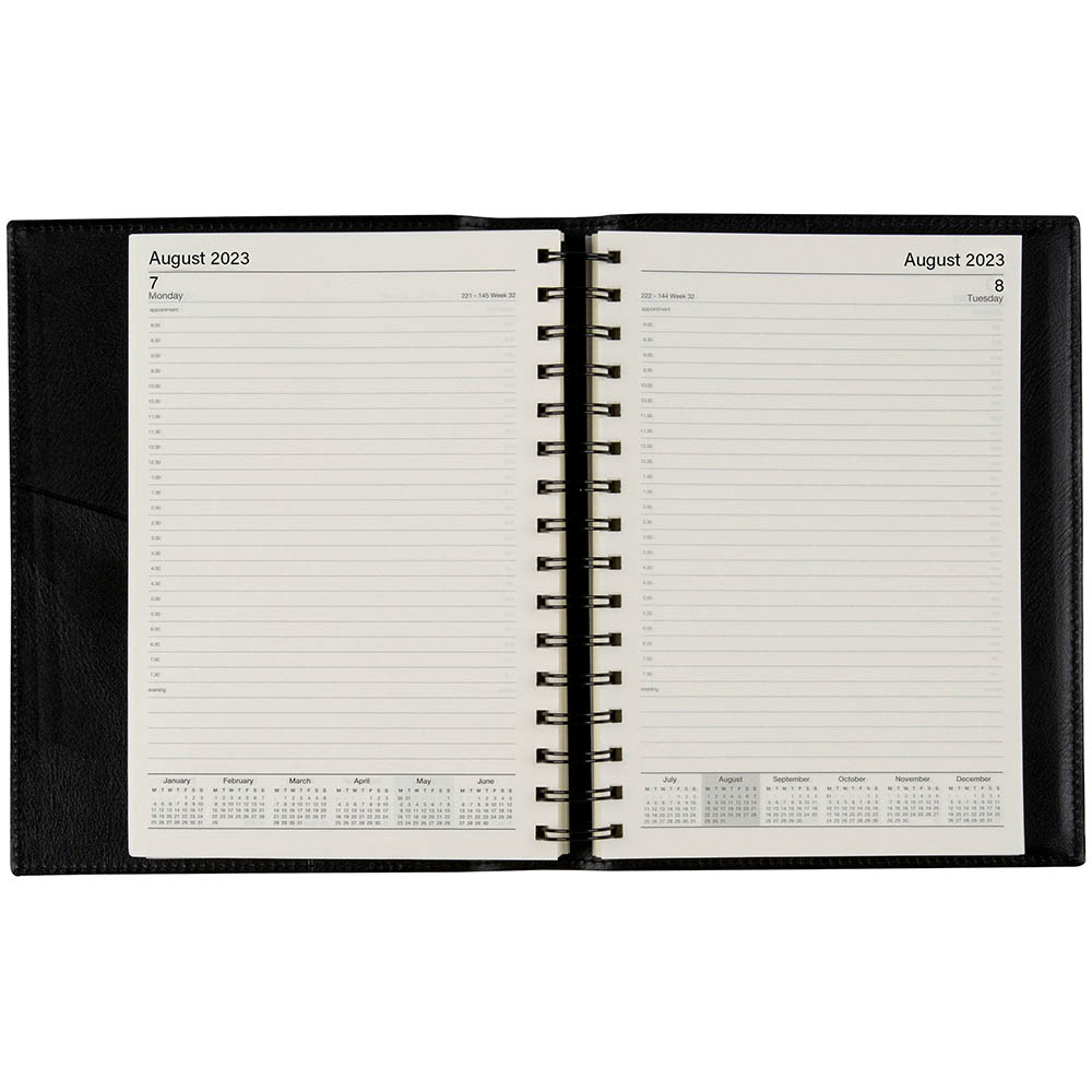 CUMBERLAND NORWICH 51S SPIRAL DIARY PVC DAY TO PAGE A5 BLACK |  | 7012611