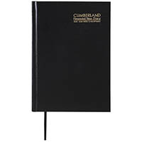 cumberland financial year diary week to view a5 black