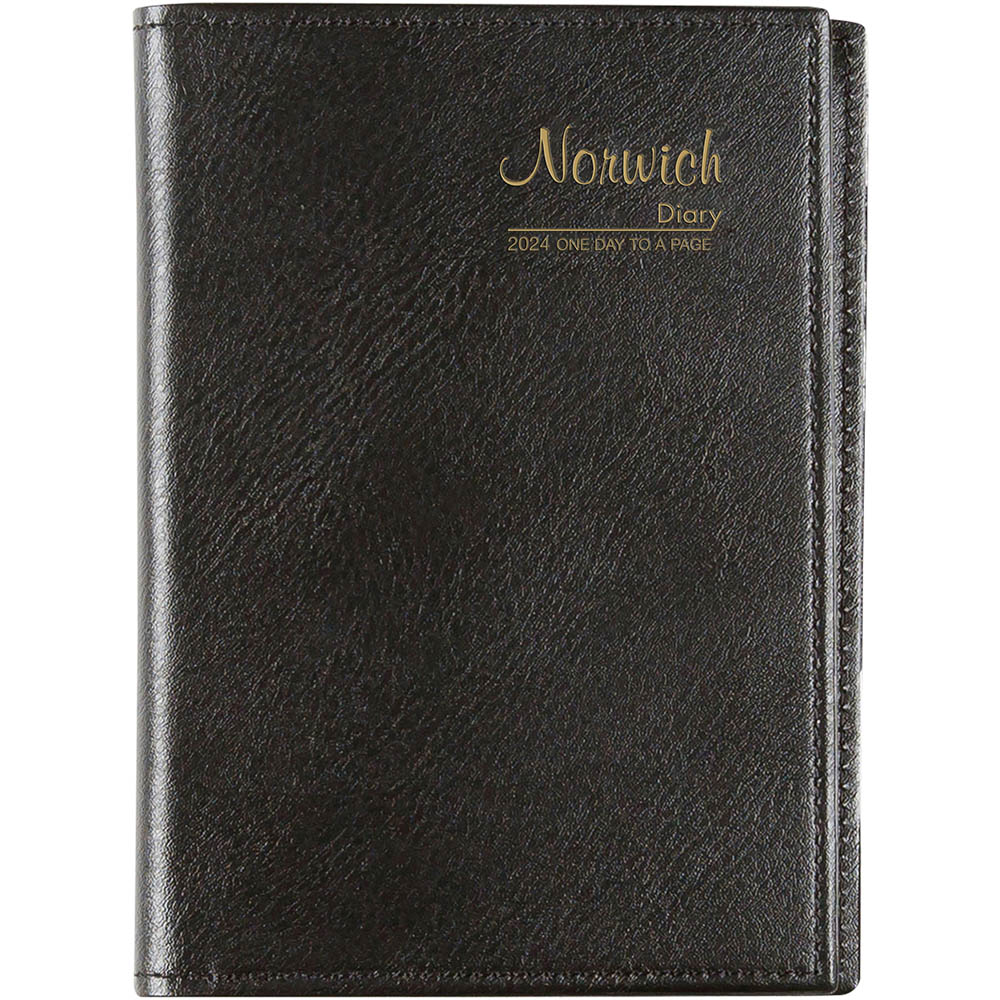 CUMBERLAND NORWICH 61S SPIRAL DIARY PVC DAY TO PAGE A6 BLACK |  | 7011202