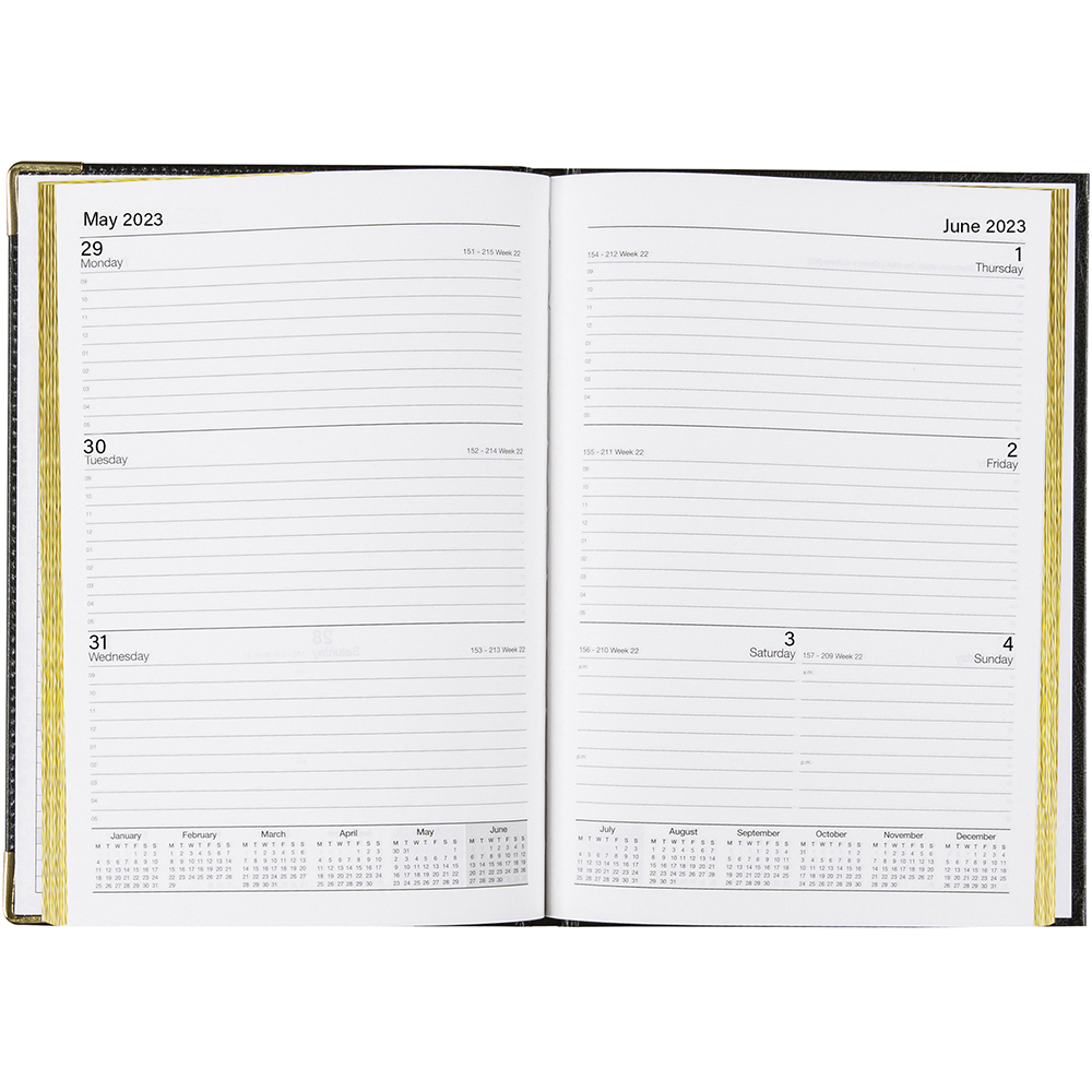 CUMBERLAND 57CFBK CORPORATE APPOINTMENT DIARY WEEK TO VIEW A5 BLACK |  | 7001699i