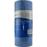 initiative cleaning wipes blue roll of 90 sheets
