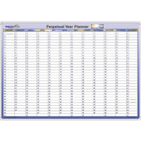 collins writeraze 12800 qc undated perpetual year planner framed 700 x 1000mm