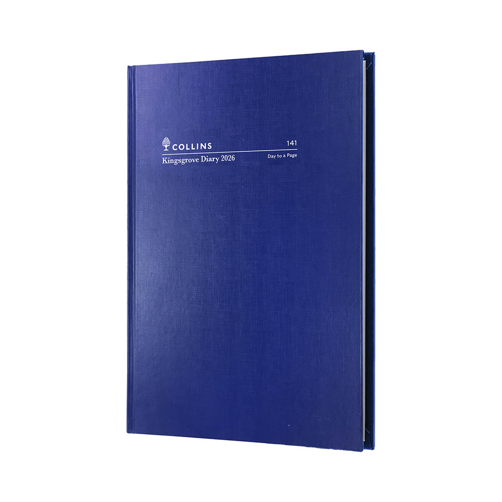 COLLINS KINGSGROVE 141.P59 DIARY DAY TO PAGE A4 BLUE |  | 7012819