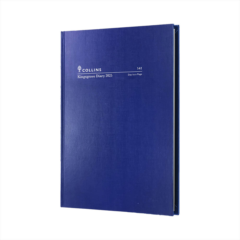 COLLINS KINGSGROVE 141.P59 DIARY DAY TO PAGE A4 BLUE |  | 7012819