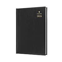 collins sterling 144.p99 diary day to page a4 black