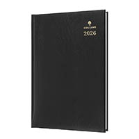 collins sterling 344.p99 diary week to view a4 black
