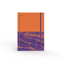 jumble and co focus and feel split notebook a5 orange