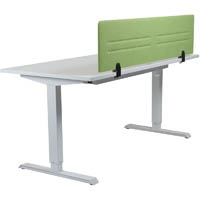 hedj above pet desk mounted screen 1400 x 340mm green