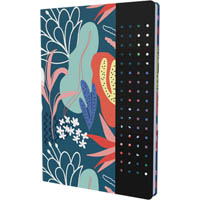 collins kalos notebook ruled 224 page a5 digital teal