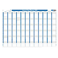 upward calendar year laminated planner 690 x 470mm