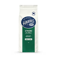 harris strong coffee beans dark roast 1kg bag