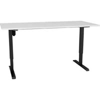 conset 501-33 electric height adjustable desk 1800 x 800mm white/black