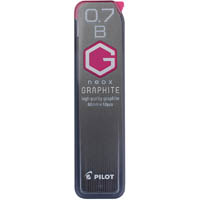 pilot begreen g neox graphite mechnical pencil lead refills 0.7mm b tube 40