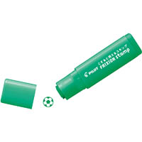 pilot frixion erasable stamp green soccer ball